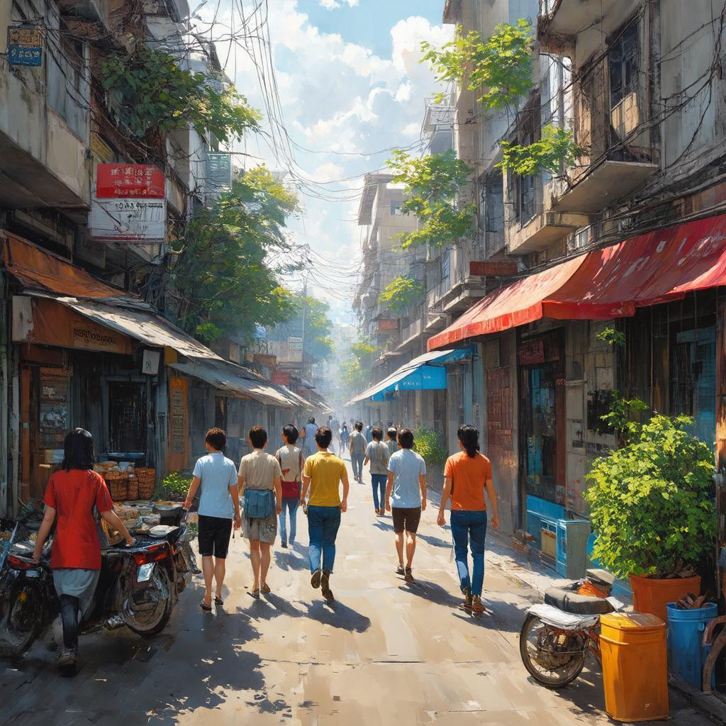 Không gian nhộn nhịp và độc đáo bên trong Ngõ 164 Vương Thừa Vũ