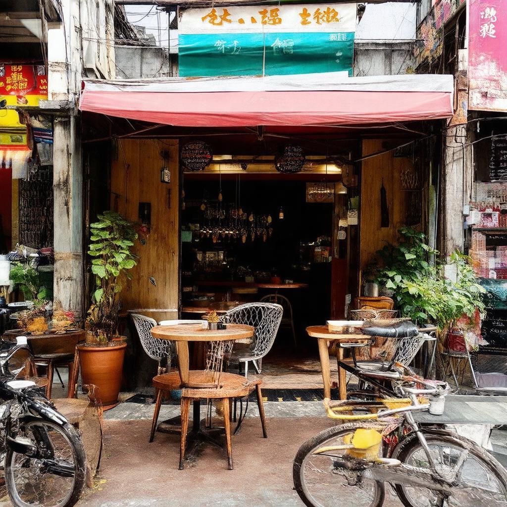 Quán cafe nhỏ xinh với không gian cổ điển trên Phố Nguyễn Khắc Hiếu Hà Nội