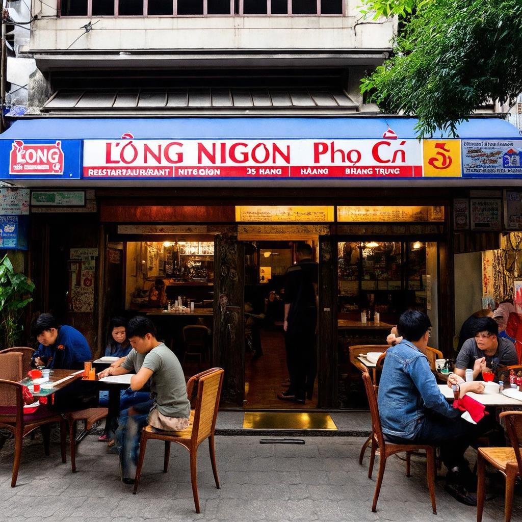 Không gian quán ăn Lòng Ngon Phố Cổ tại 35 Quang Trung Hà Nội
