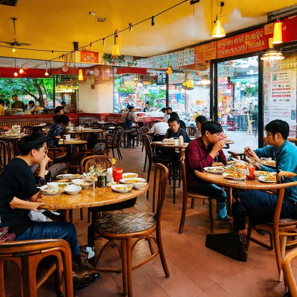 Không gian ấm cúng, gần gũi tại Nhật Phượng Quán, địa điểm ăn uống yêu thích ở Tân Bình.