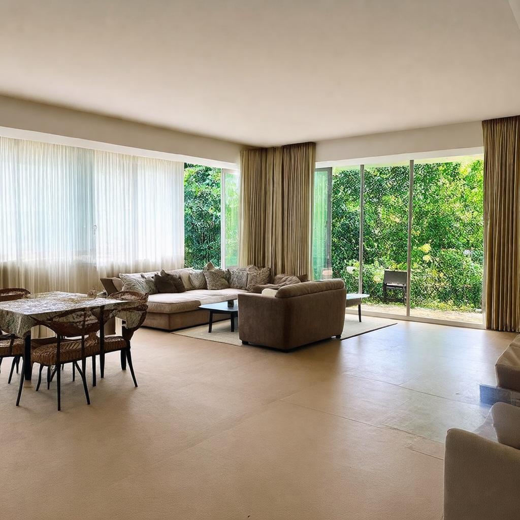 Nội thất sang trọng không gian chung Grand Villa 118 Phan Chu Trinh