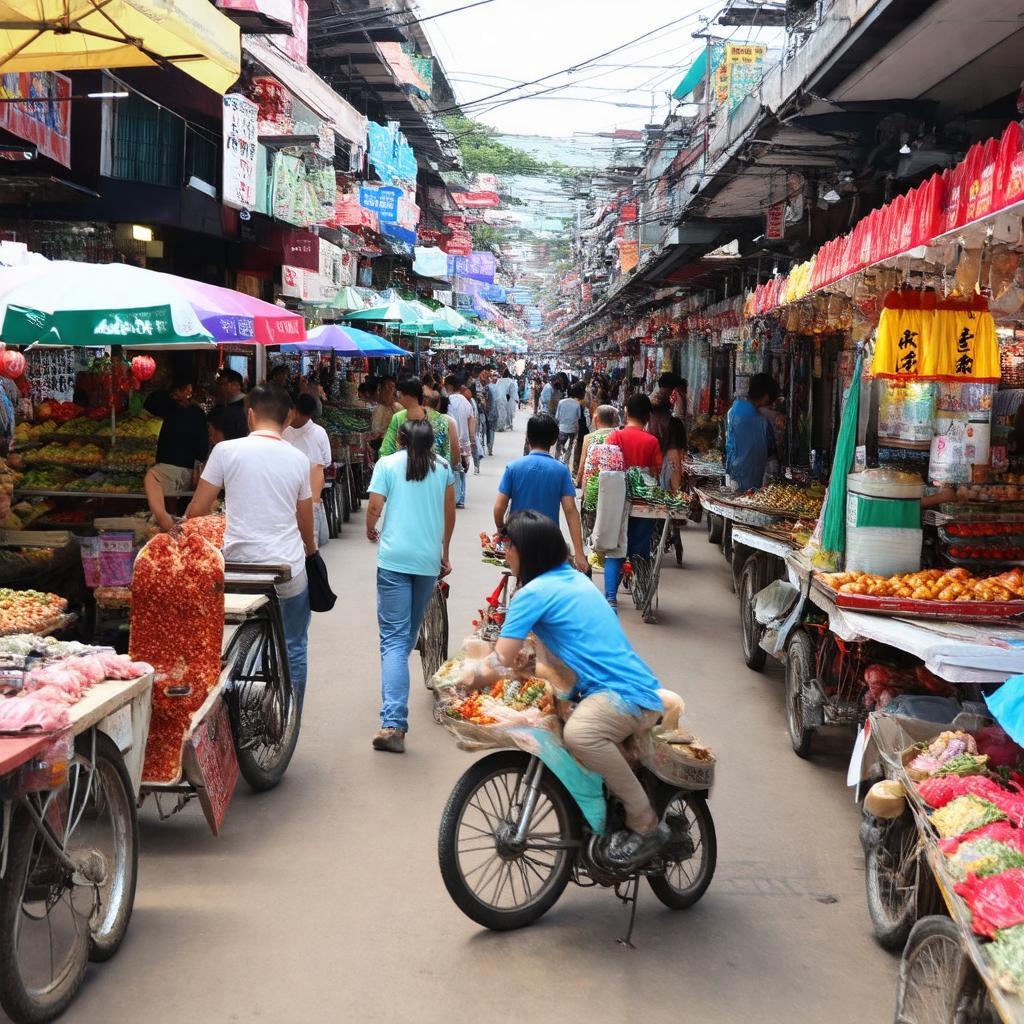 Không khí nhộn nhịp và sinh hoạt cộng đồng tại Chợ Đông Bình Bình Minh Vĩnh Long