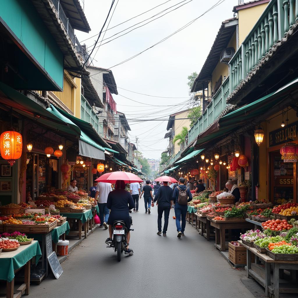 Hoạt động thương mại và đời sống sinh hoạt sầm uất gần Cầu Bình Lợi ở Bình Thạnh