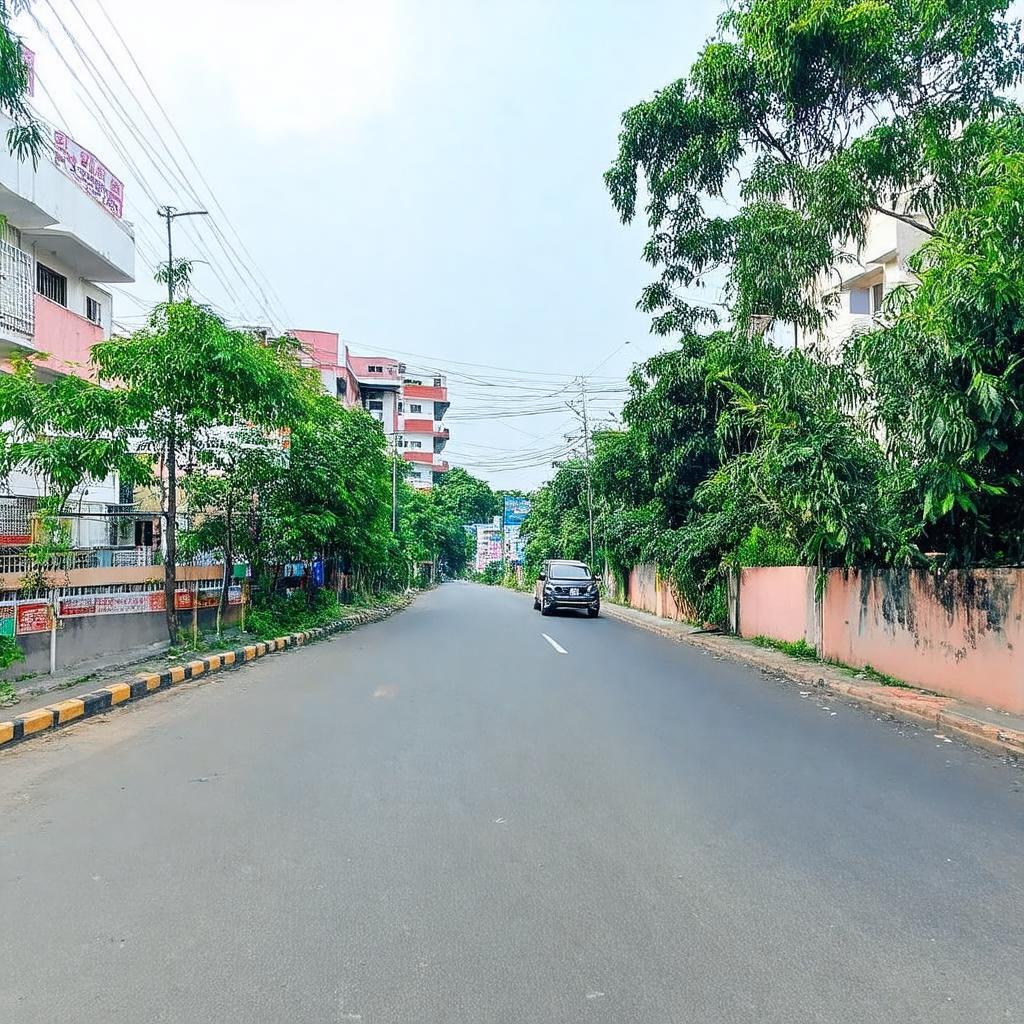 Tổng quan khu vực Đường D3 gần Trường THPT Phong Phú tại huyện Bình Chánh