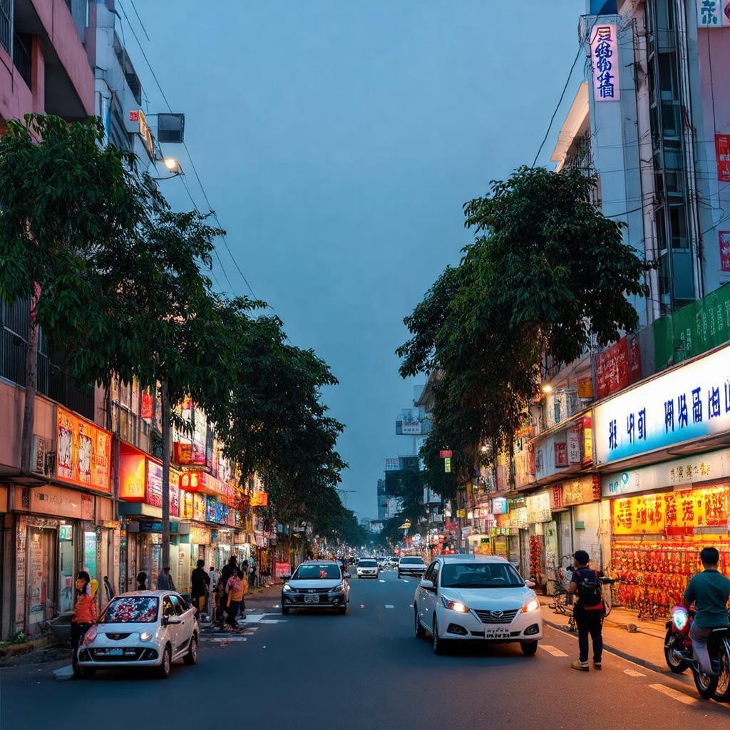 Khung cảnh sầm uất khu vực Ngã tư Tân Phong Đồng Khởi Biên Hòa