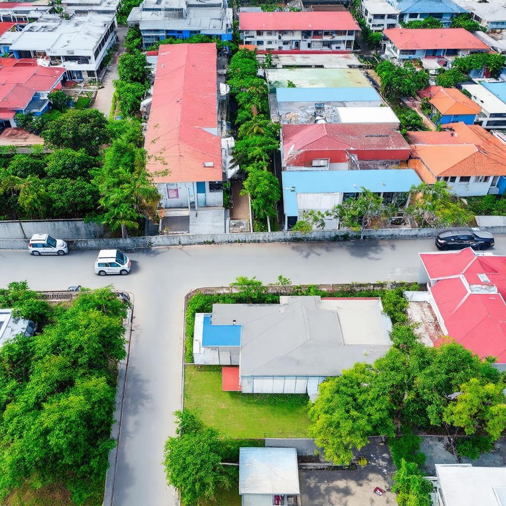 Toàn cảnh khu vực xung quanh Trường Quốc tế Á Châu 21 Lô A Nguyễn Văn Trỗi Phú Nhuận