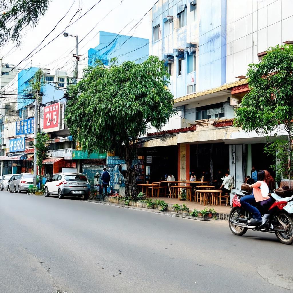Moi truong song va tien ich gan truong Dai hoc Quoc te Hong Bang 215 Dien Bien Phu