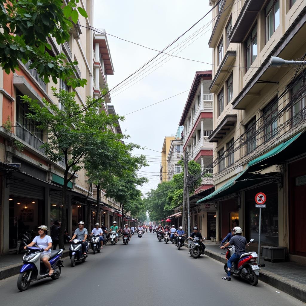 Khung cảnh thường ngày trên Đường Mạc Thiên Tích Phường 11 Quận 5 Sài Gòn