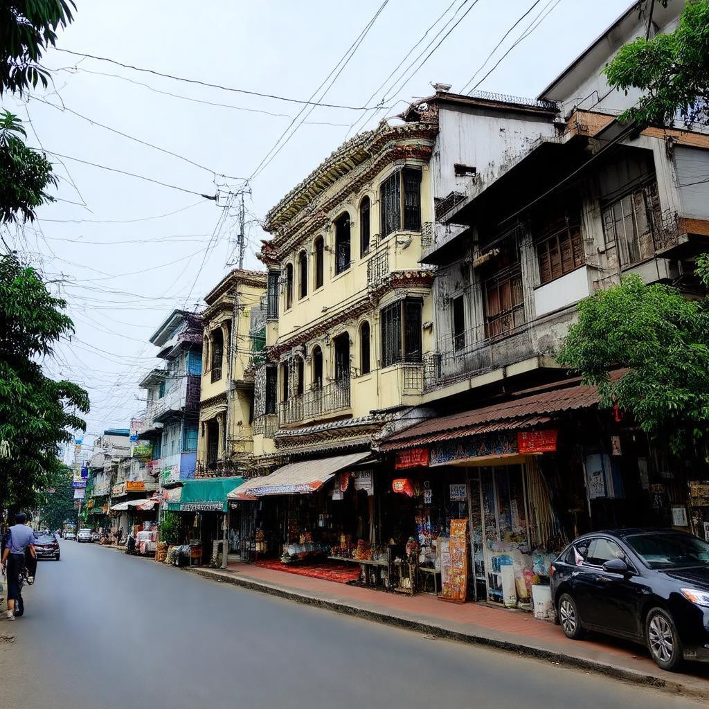 Kien truc co kinh tren duong Tran Hung Dao Quan 5 phan anh giao thoa van hoa Hoa Viet