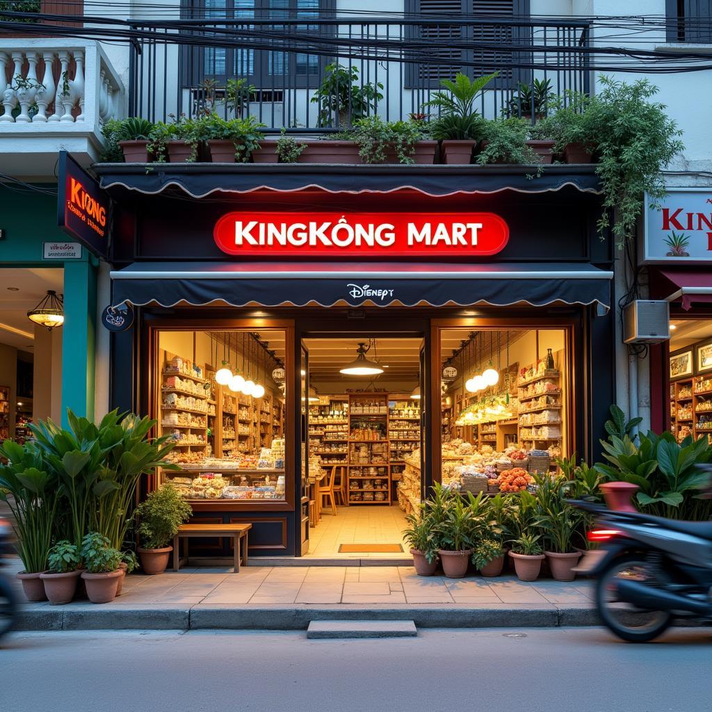 Cửa hàng KingKong Mart bán nhiều đặc sản nổi tiếng Phú Quốc Kiên Giang