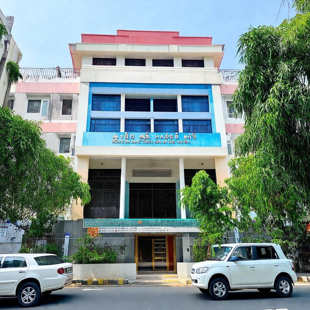 Hinh anh ben ngoai ky tuc xa Dai hoc Khoa hoc Tu nhien Tran Hung Dao