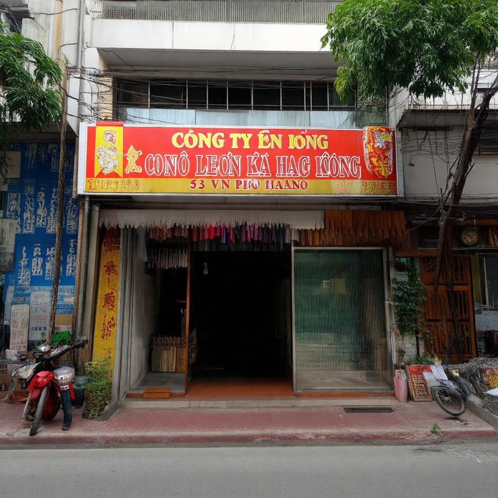 Cửa hàng Len Hà Đông tại số 63 Vạn Phúc, khu vực làng nghề lụa truyền thống