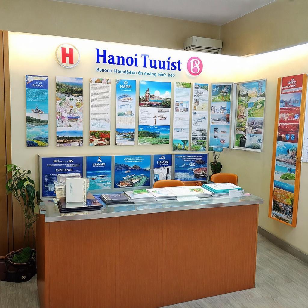 Thông tin liên hệ và các dịch vụ chính tại văn phòng Hanoi Tourist Lý Thường Kiệt