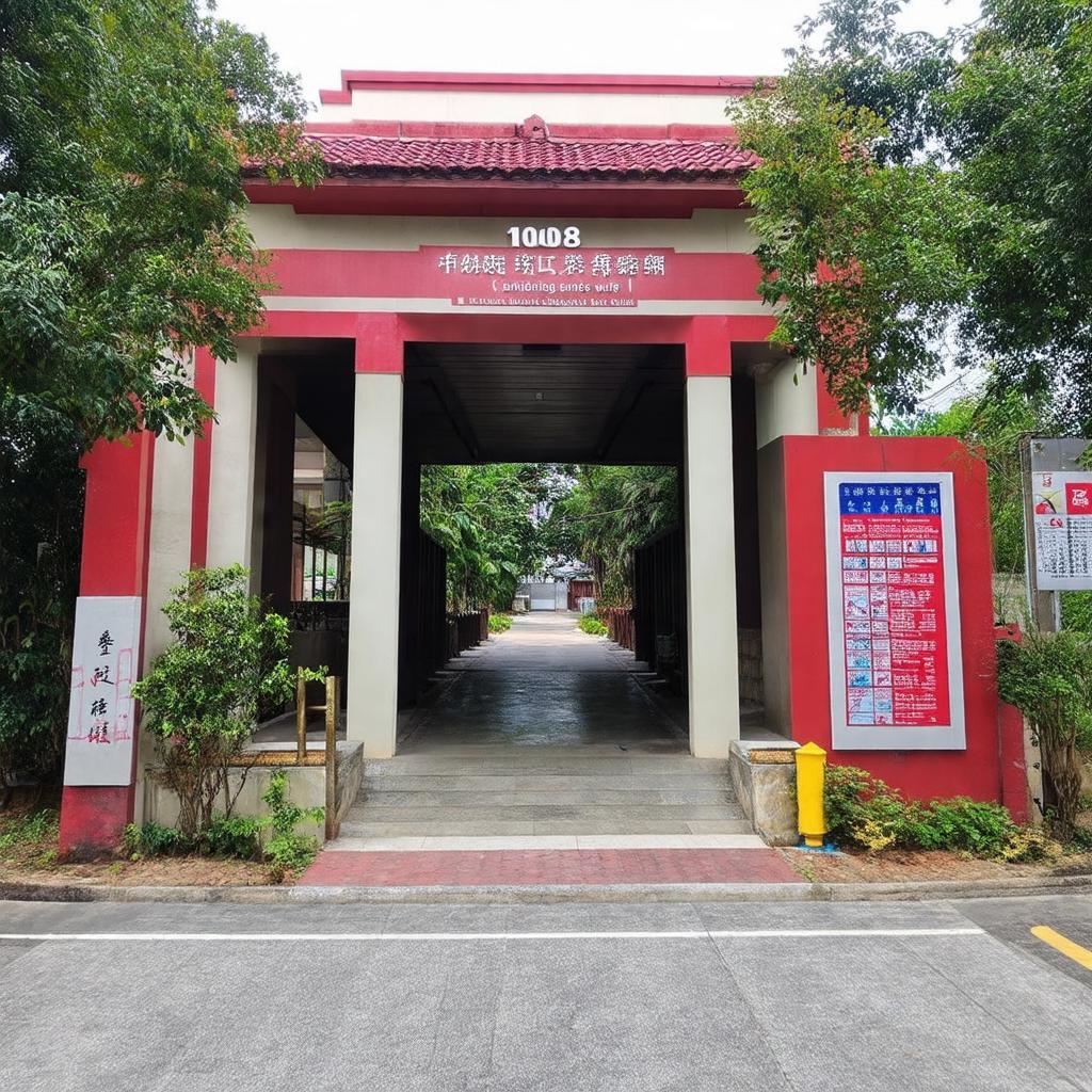 Lối vào Ngõ 1008 Đường Láng giúp dễ dàng tìm Shinkids