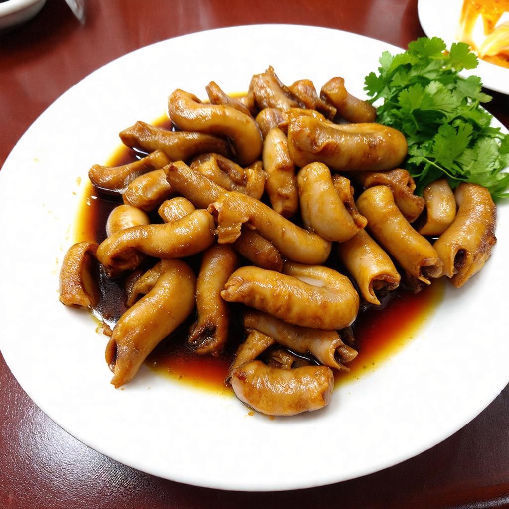 Đĩa lòng luộc hấp dẫn tại Lòng Ngon Phố Cổ 35 Quang Trung Hoàn Kiếm Hà Nội