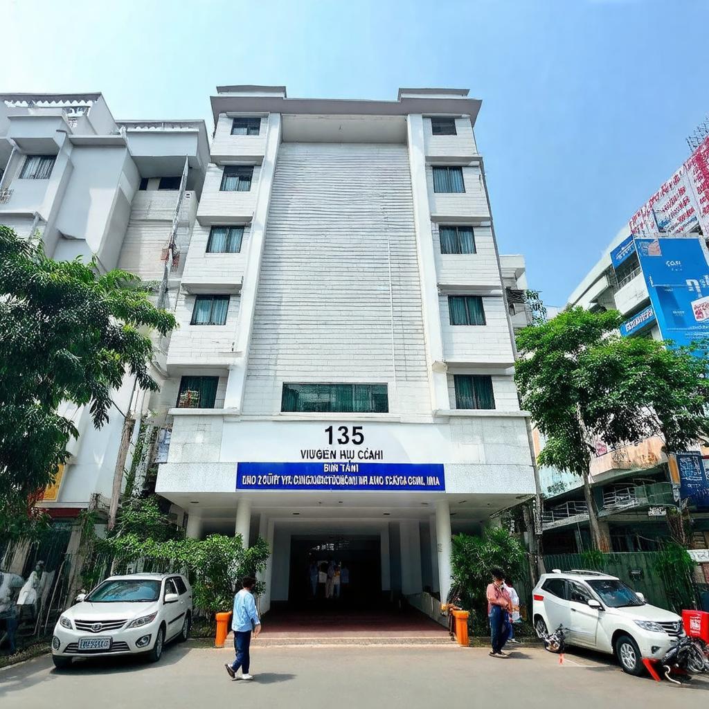 Hinh anh mat tien toa nha hoac khu phuc hop 135 Nguyen Huu Canh