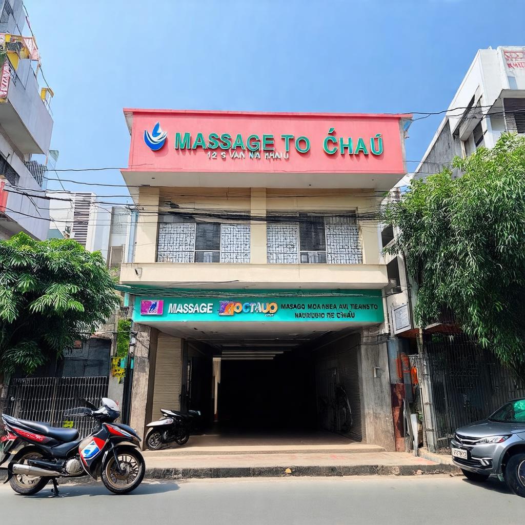 Mặt tiền cơ sở Massage Tô Châu tại địa chỉ 172 Sư Vạn Hạnh, Quận 5.