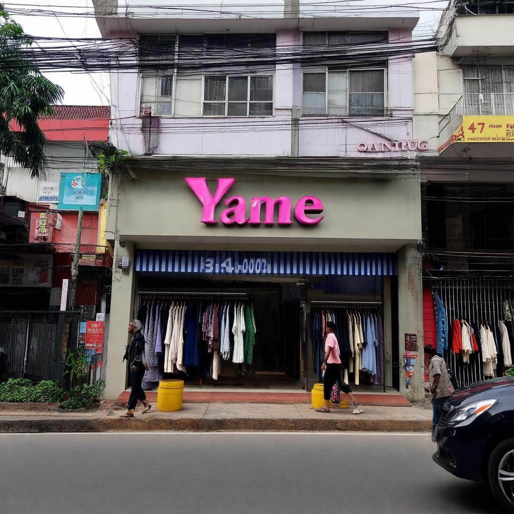 Mat tien noi bat cua cua hang thoi trang Yame tai so 417 duong Quang Trung, Quan Go Vap, de dang nhan dien
