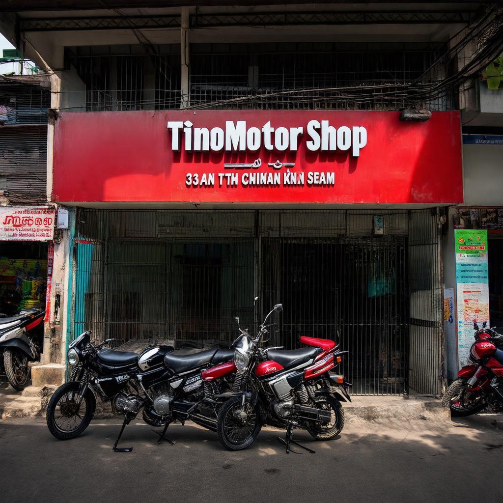 Mat tien TinoMotor Shop tai so 33 Doan Thi Diem, quan Phu Nhuan, Thanh pho Ho Chi Minh