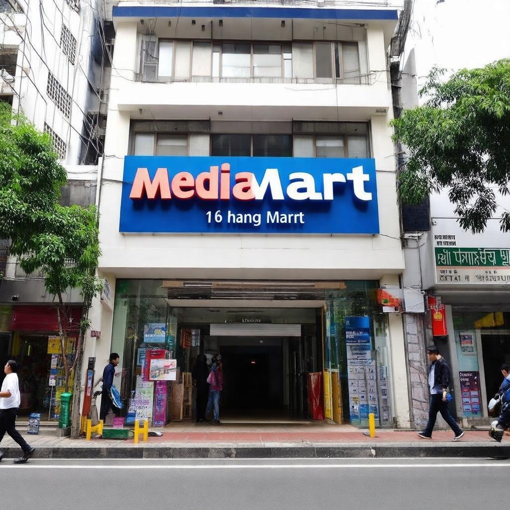 Hinh anh mat tien cua hang MediaMart 16 Hoang Quoc Viet, Cầu Giấy, Hà Nội