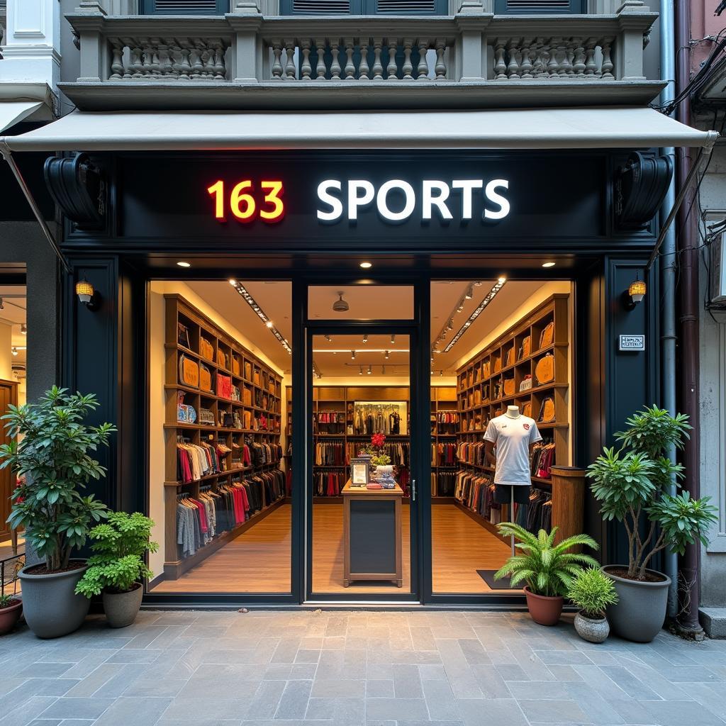 Hình ảnh bên ngoài Minh Hải Sport 163 Nguyễn Thái Học Cát Linh Ba Đình Hà Nội giúp dễ dàng nhận diện địa điểm