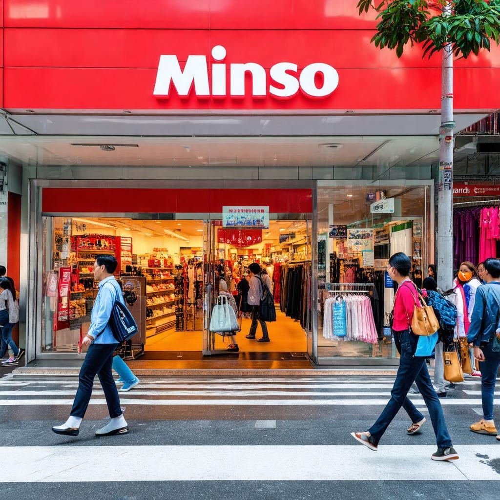 Mặt tiền cửa hàng Miniso Nguyễn Trãi sầm uất tại Quận 5