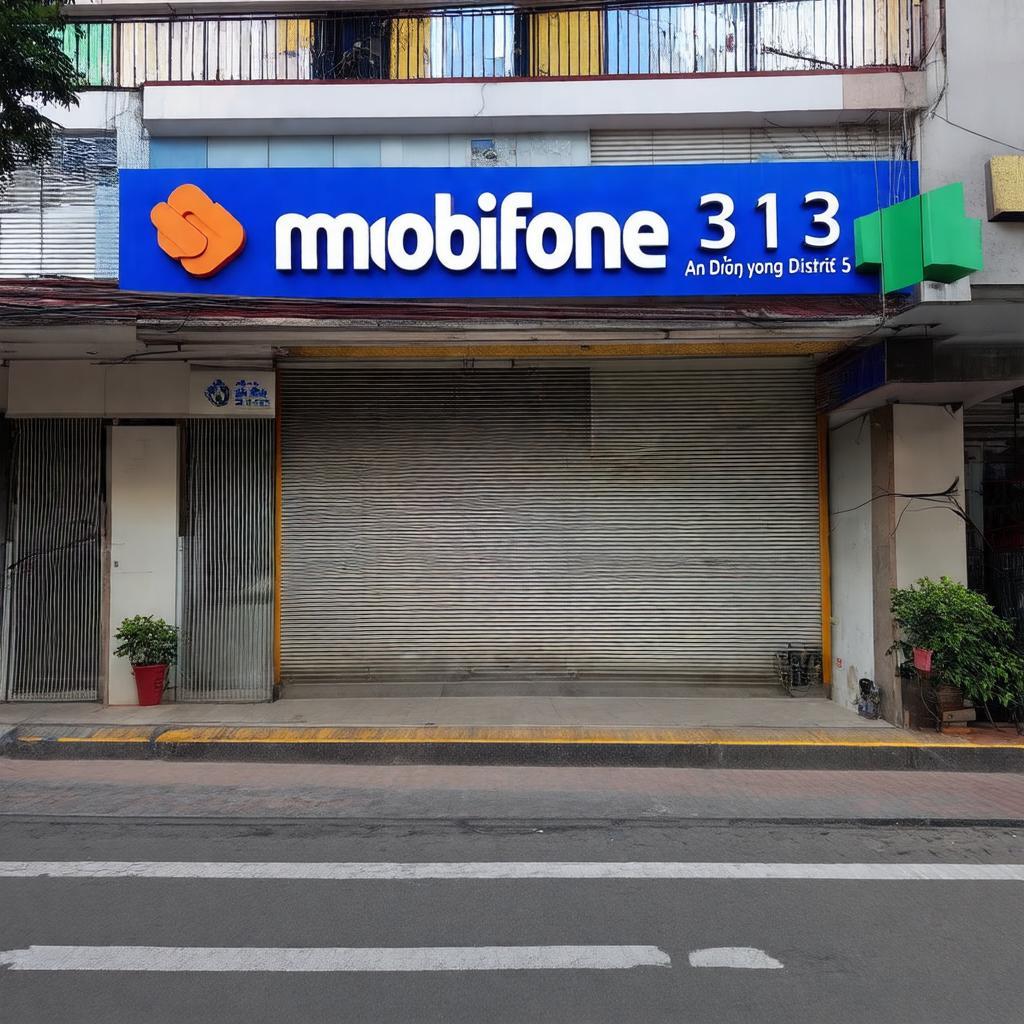 Địa chỉ chính xác của Mobifone An Dương Vương tại 313 Quận 5, giúp khách hàng dễ dàng tìm đường đến điểm giao dịch.