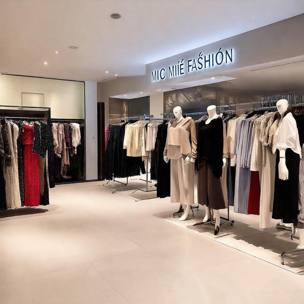 Không gian cửa hàng Mộc Miên Fashion 430 Hai Bà Trưng thoáng đãng, sạch sẽ, dễ dàng mua sắm.