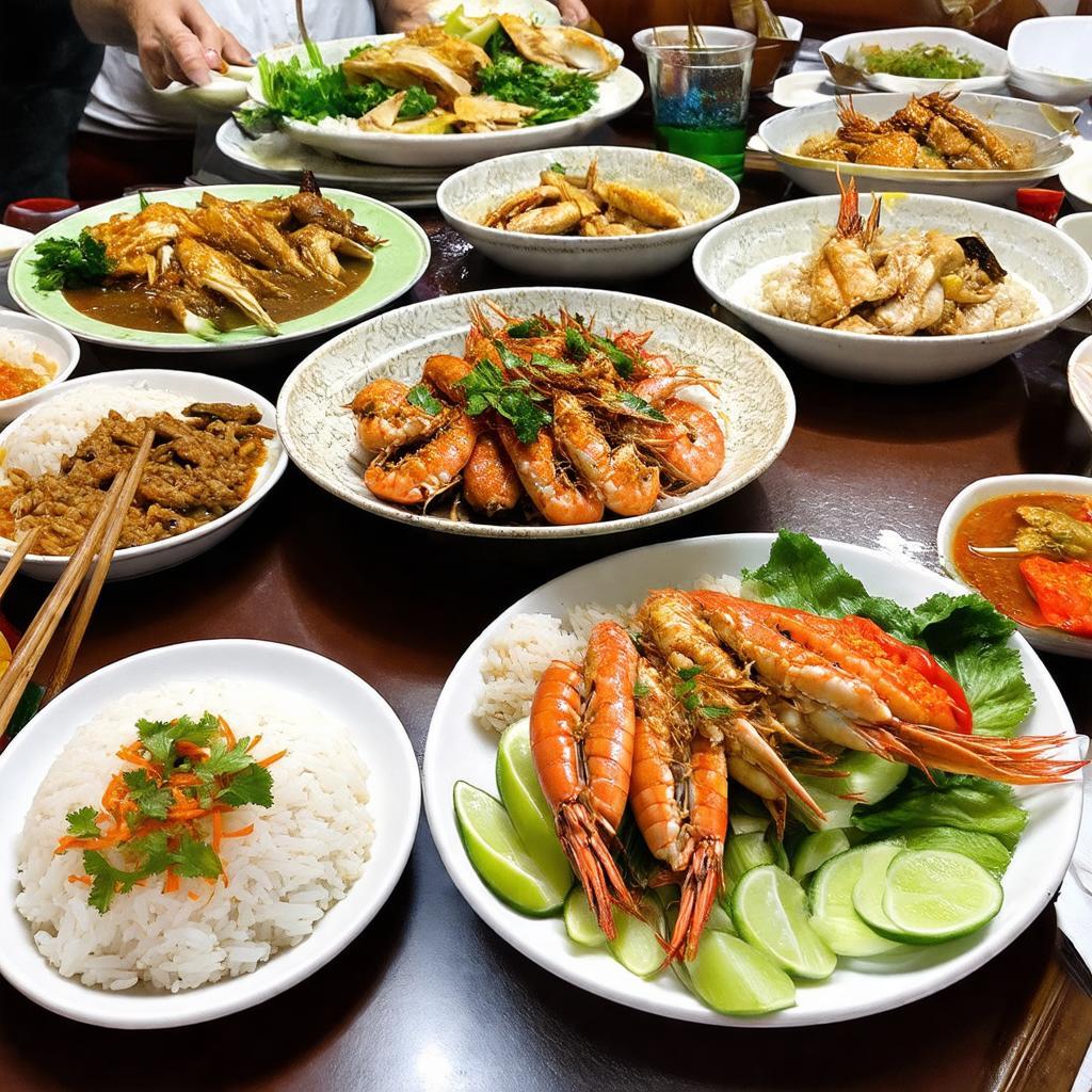 Các món ăn đặc sắc tại Nhà hàng Cội Nguồn mang đậm hương vị ẩm thực Đà Nẵng