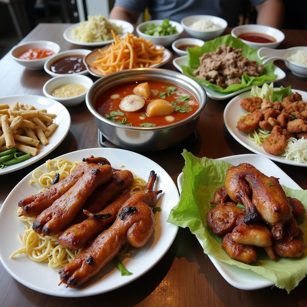 Cac mon an tu de tuoi hap dan tai quan De Tuoi Vinh Loc 5 Thu Duc