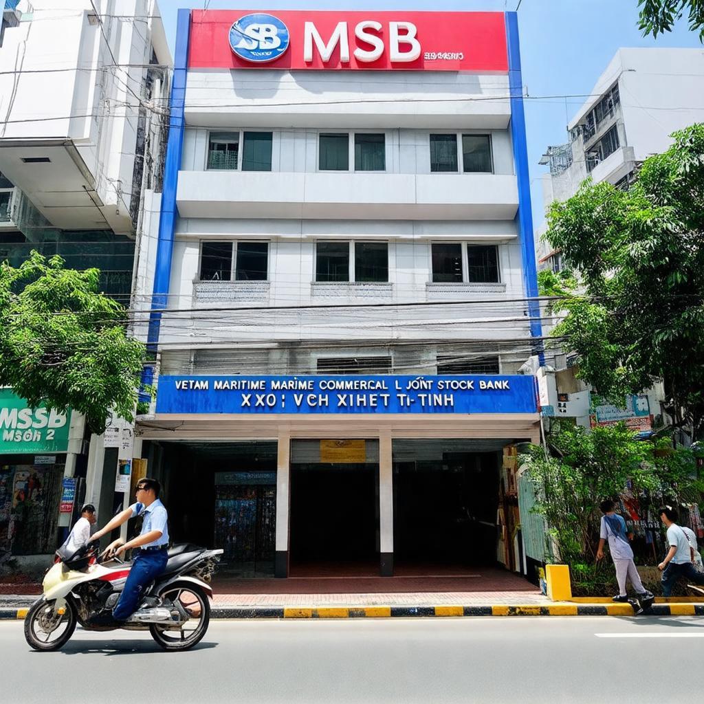 Hình ảnh chi nhánh MSB tại số 194 Xô Viết Nghệ Tĩnh, Phường 21, Bình Thạnh, Thành phố Hồ Chí Minh.
