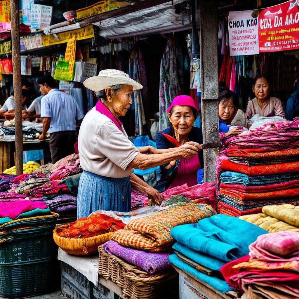 Hình ảnh mộc mạc về đời sống hàng ngày và nét truyền thống tại Chợ Đa Kao Quận 1.