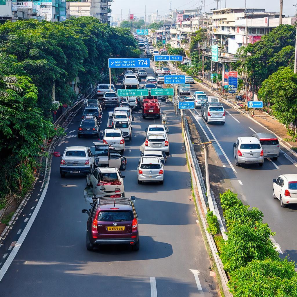 Hình ảnh Ngã ba Nam Sành, đường tỉnh 743, Phú Lợi, Thủ Dầu Một Bình Dương