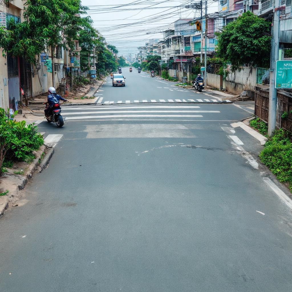 Ngã tư Nước Đá, Hóc Môn trên đường Thới Tam Thôn 12, một điểm mốc quan trọng