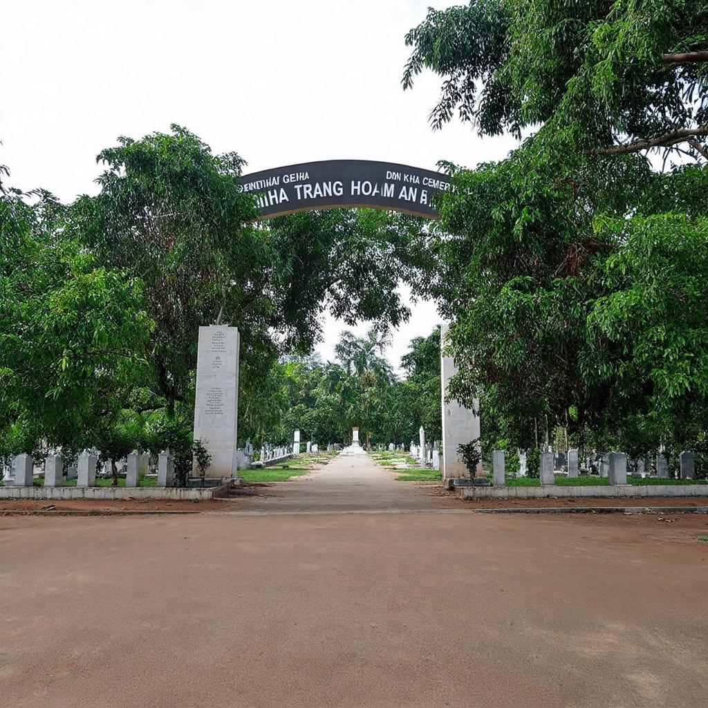 Toan canh nghia trang Hoa An tai Bien Hoa Dong Nai, diem tam linh an nghi cuoi cung