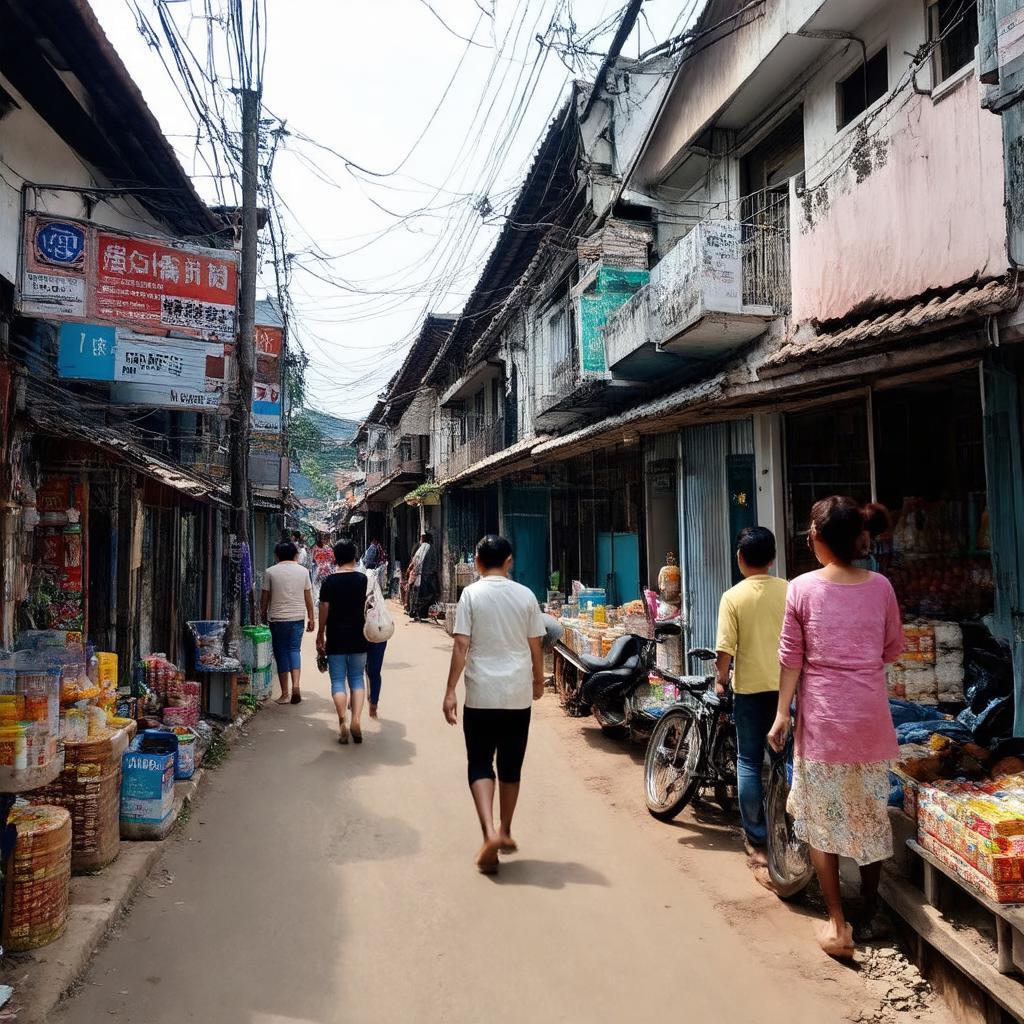 Hoạt động đời sống sinh hoạt thường ngày tại Ngõ 467 Lĩnh Nam, Hoàng Mai với các cửa hàng và quán ăn