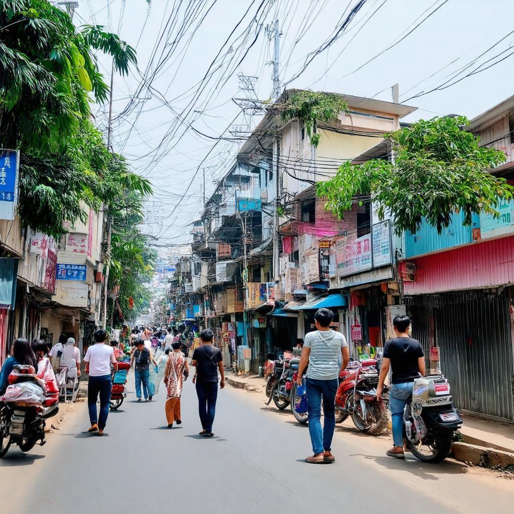 Cuộc sống thường nhật và sinh hoạt của người dân trên Đường Mai Thị Lựu