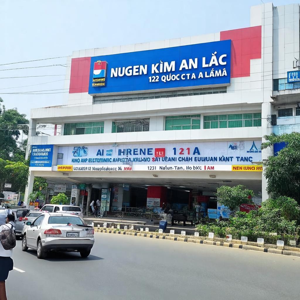 Hình ảnh mặt tiền siêu thị Nguyễn Kim An Lạc tại 1231 Quốc Lộ 1A, Bình Tân.