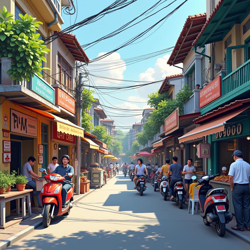 Các tiện ích và dịch vụ sầm uất tại Ngã Tư Canh Xã Vân Canh Huyện Hoài Đức