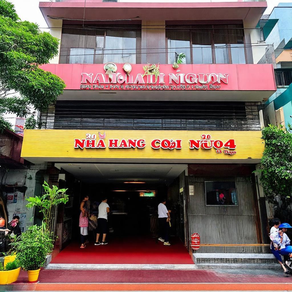 Nhà hàng Cội Nguồn trên đường 30 Tháng 4 quận Hải Châu Đà Nẵng địa điểm ăn uống