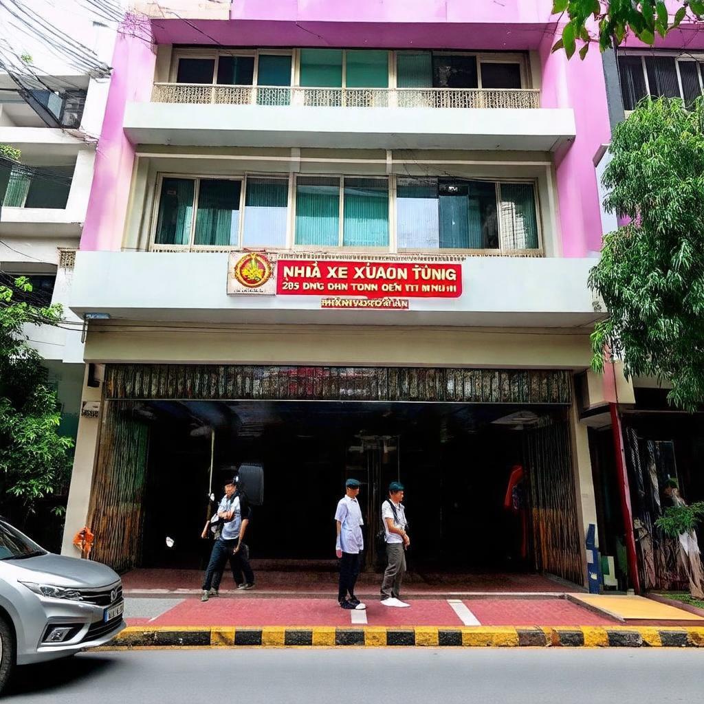 Văn phòng Nhà Xe Xuân Tùng tại địa chỉ 263 Đồng Đen, Tân Bình