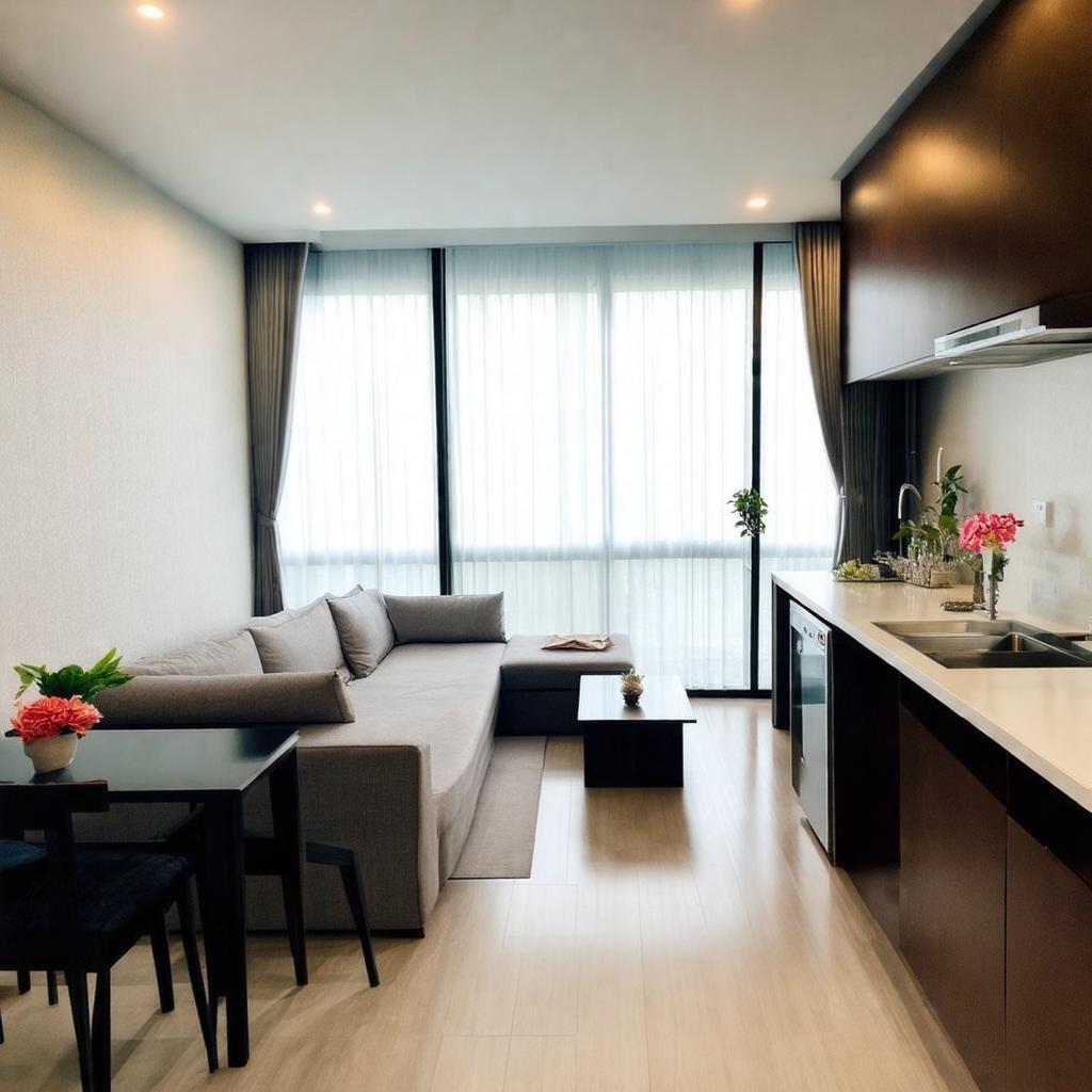 Nội thất hiện đại và tiện nghi bên trong một căn hộ tại Sonata Residence Quận 7