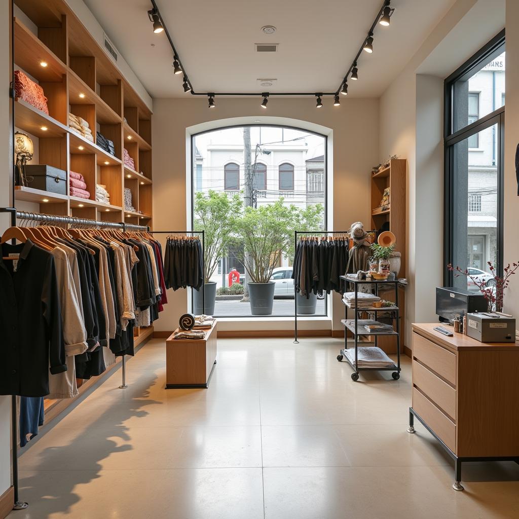 Không gian bên trong Chee Shop 1026 Láng, Đống Đa Hà Nội với cách bố trí sản phẩm