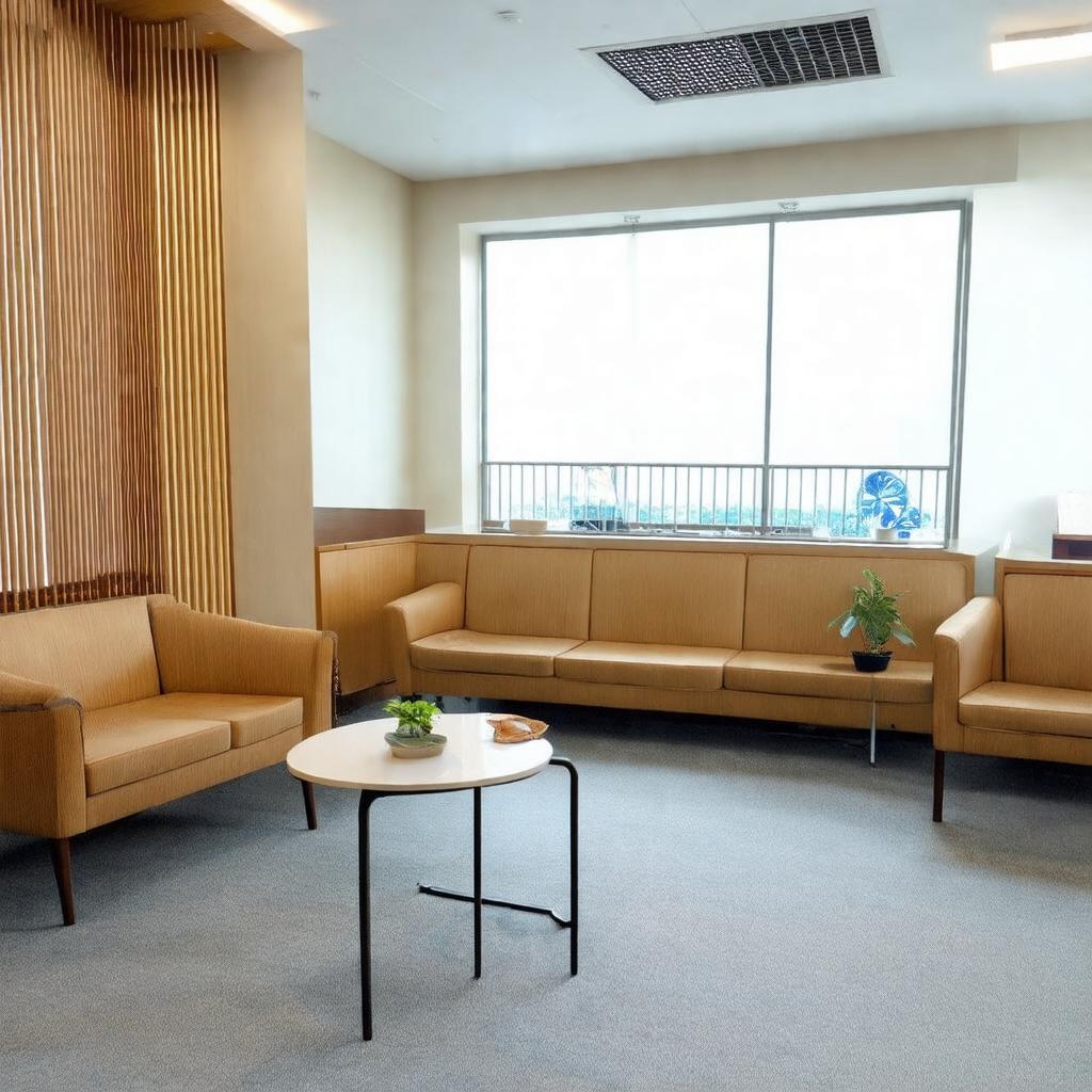 Hình ảnh nội thất hiện đại và tiện nghi bên trong Phòng Khám Raffles Medical tại Sài Gòn