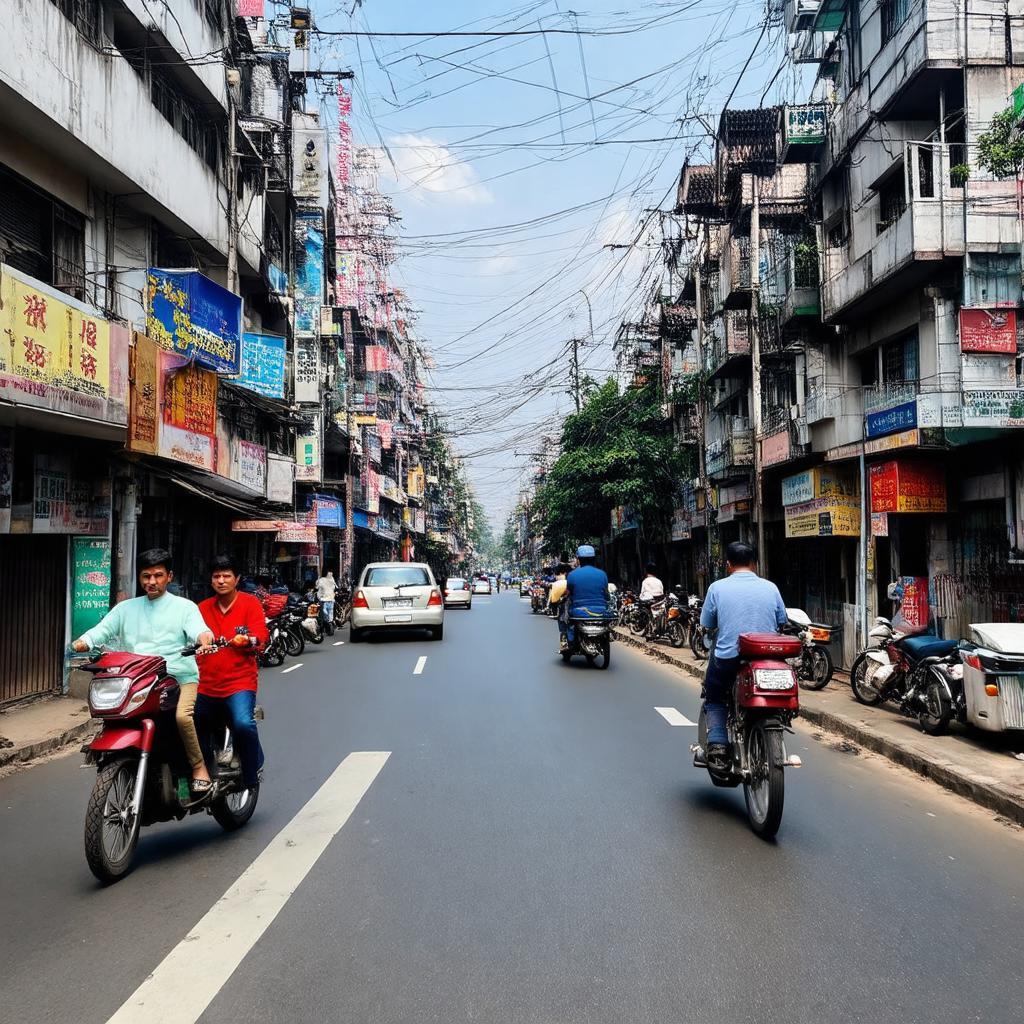 Hinh anh minh hoa tinh hinh giao thong sam uat tren pho Hoang Ngoc Phach quan Dong Da Ha Noi