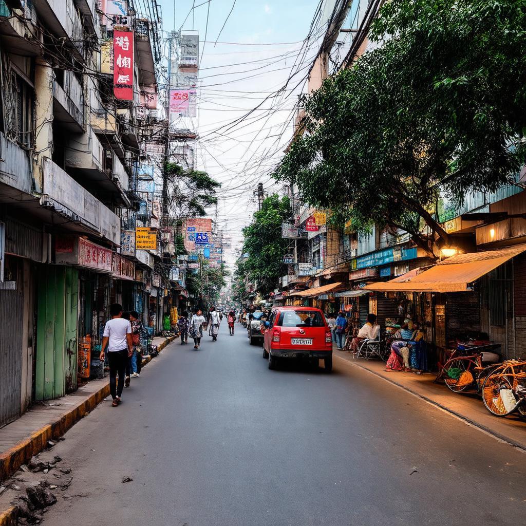 Toàn cảnh Phố Trần Huy Liệu, Ba Đình, Hà Nội sầm uất, trung tâm Thủ đô.