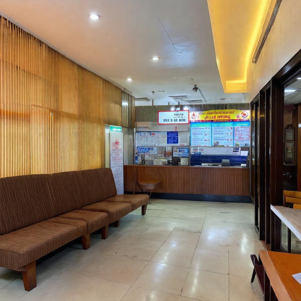 Không gian phòng chờ thoải mái tại Nhà Xe Thiên Minh 493 Lê Hồng Phong