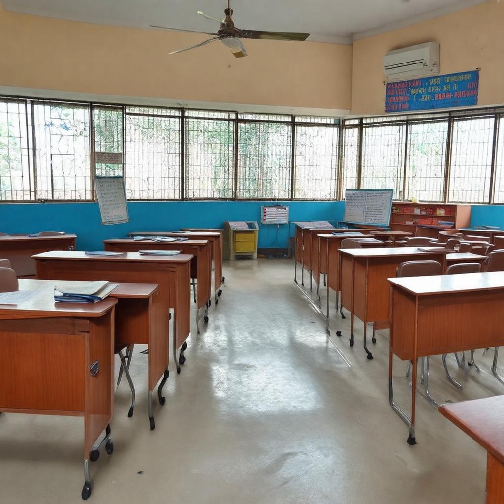 Bên trong một lớp học hiện đại tại Trường Tiểu Học Hà Khẩu, TP. Hạ Long