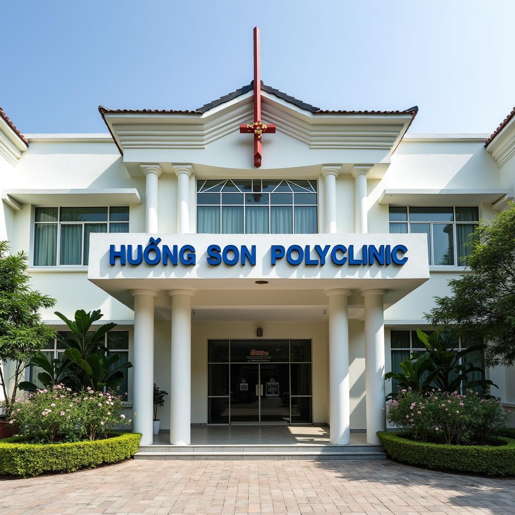 Hình ảnh mặt tiền Phòng khám Đa khoa Hương Sơn tại Quy Nhơn, Bình Định
