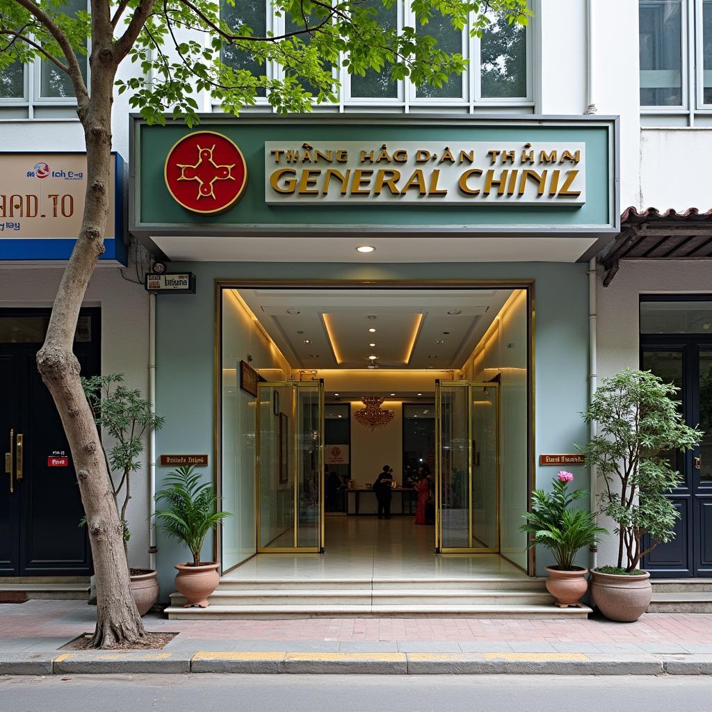 Hinh anh ben ngoai Phong kham Da khoa Thanh Xuan dia chi 216 Nguyen Trai Ha Noi